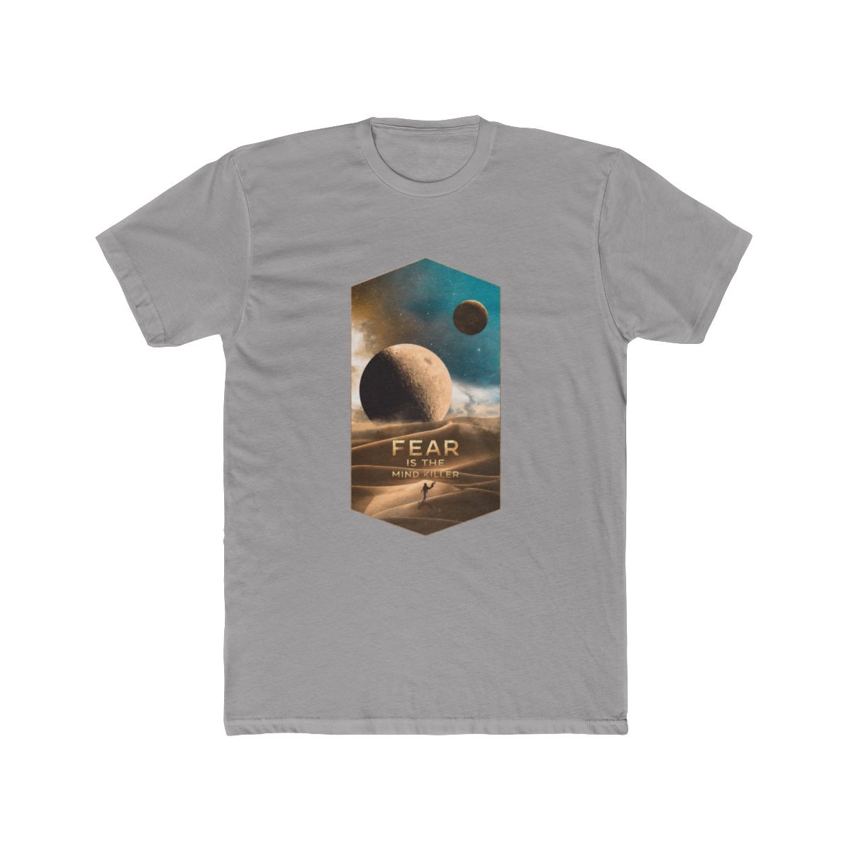 Dune Moons, Muad’Dib on Arrakis T Shirt - alternate angle 2, merchandise