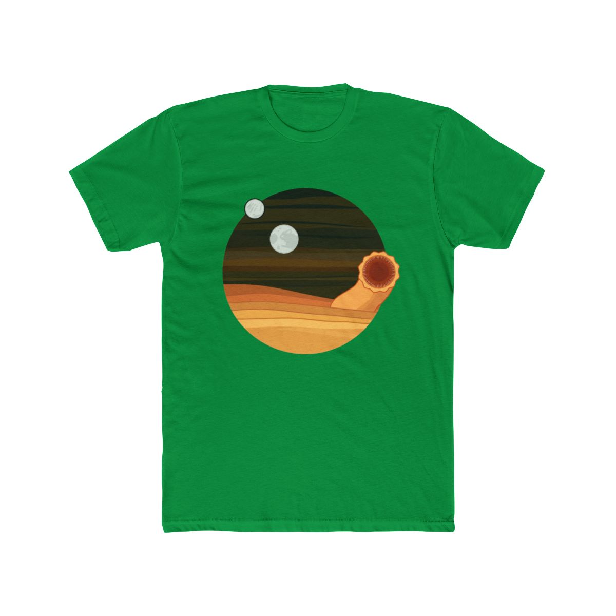 Dune Desert Night and Sandworm (light backgrounds) T Shirt
